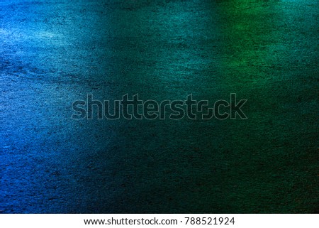 Photo of colored asphalt with green, blue colors. Texture Royalty-Free Stock Photo #788521924