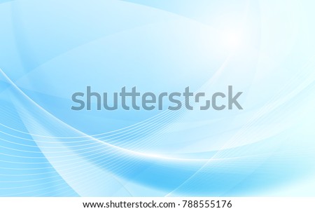 Abstract blue wavy with blurred light curved lines background Royalty-Free Stock Photo #788555176
