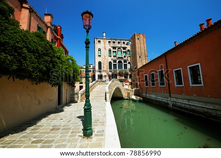 Architectural detail in Venice, Italy