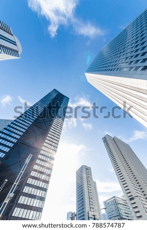Shinjuku Tall Buildings Group/Shinjuku is a city in Japan