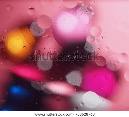 Abstract pictures. Multicolored circles on a colorful background. Abstraction. Wallpaper.