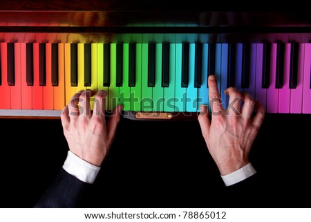 Piano player music is fun