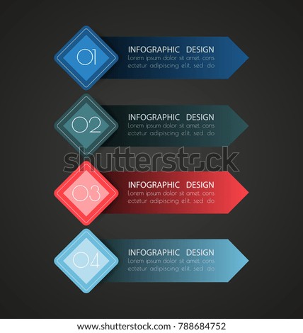 Business steb options banner. Can be used for workflow layout, diagram, number options, step up options, web template, infographics.