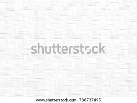 Texture on surface of rattan mat, faded black & white photo of wickerwork pattern as background, overlay template for art work