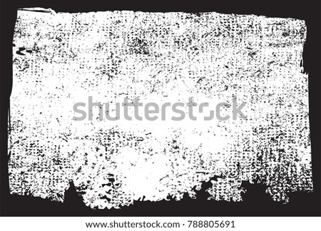 Grunge black and white background.Vector distress texture.