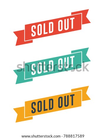 Sold Out Ribbon