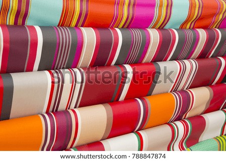 The textiles striped pattern