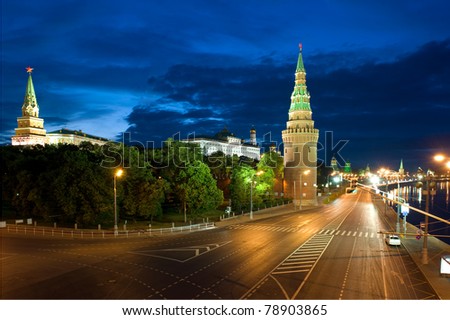 Russia The Moscow Kremlin in the morning