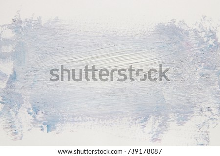 watercolor brush stroke over white background