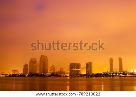 San Diego downtown at sunrise