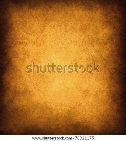 Floral grunge brown old beauty vintage background Royalty-Free Stock Photo #78921175