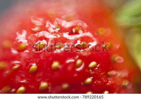 fresh strawberry texture