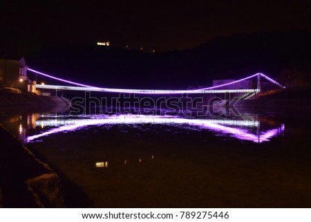 Trilj - Bridge in the night