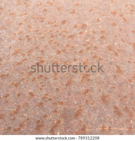 Old metal surface, rusty floor, stain