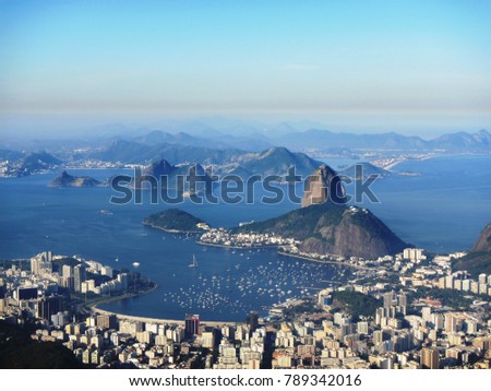Rio de Janeiro atop Corcovado
