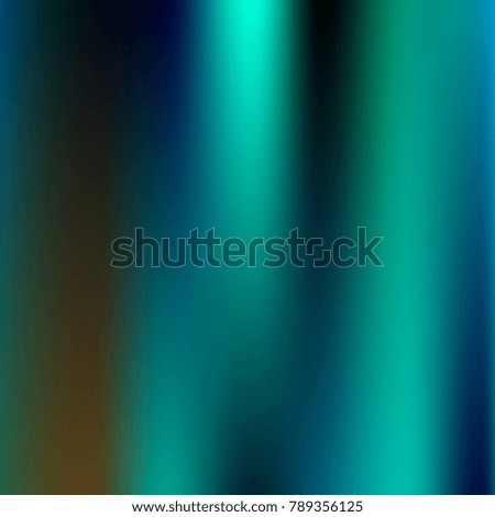 Foil hologram modern deep background. Smooth mesh blurred futuristic template. Bright hipster style backdrop. Blank Holographic spectrum gradient for printed products, covers.