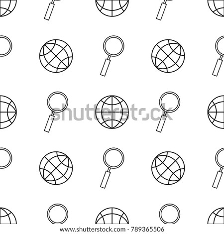 Abstract seamless background. Clean vector template.