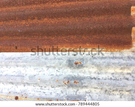 Rusty galvanized iron texture backdrop