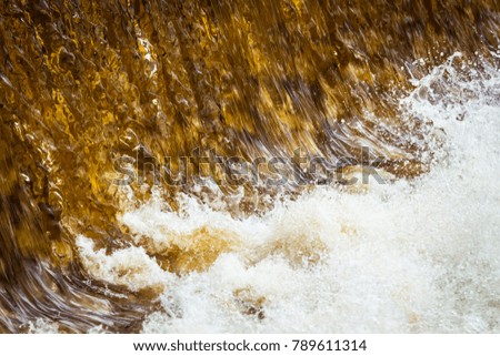 brown bubbling water 