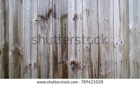 Old wood on a historical plank door on a german barnyard Royalty-Free Stock Photo #789621028