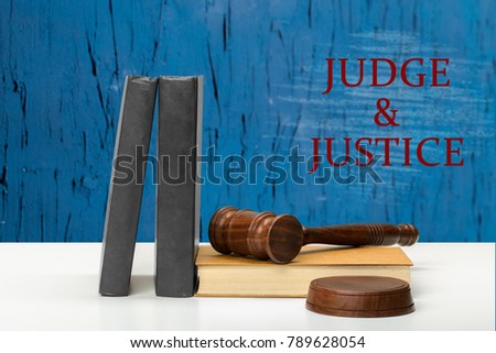 judge and justice