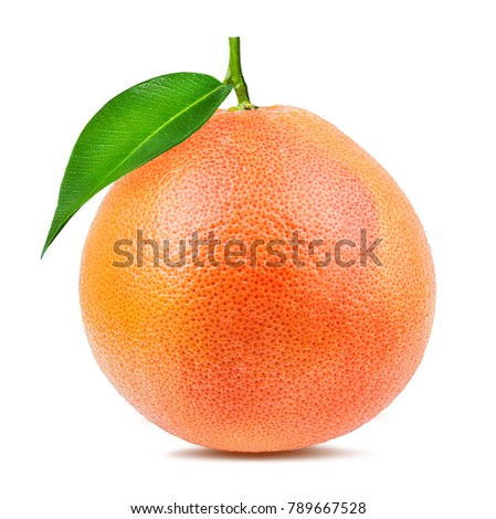 grapefruit isolated on white background Royalty-Free Stock Photo #789667528
