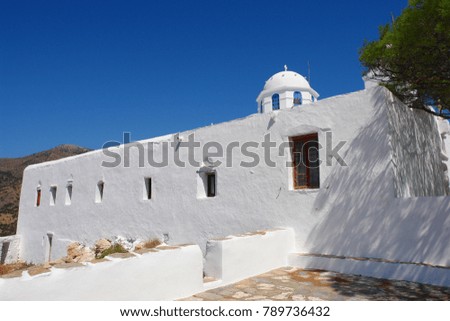 Photo from traditional village of Kastro, Sifnos island, Cyclades, Greece