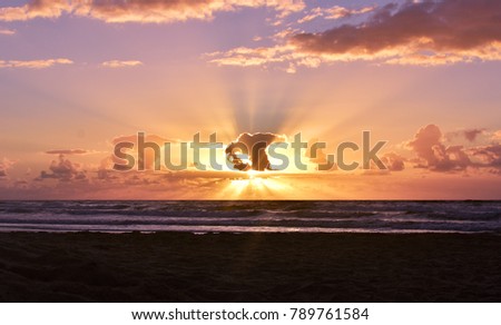 Sunrise in Fraser Island