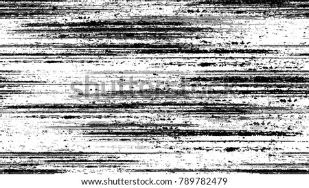 Distressed Black and White Grunge Seamless Texture. Rough Grungy Seamless Pattern Design. Overlay Rust Metal Texture. Broken, Rusty Print Design Background.