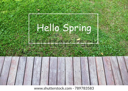 Hello Spring concepts welcome Spring
