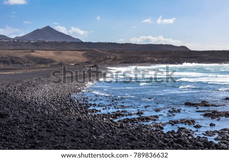 Janubio beach in Lanzarote, Canary Islands, Spain