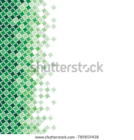 Abstract beautiful geometric a green texture background