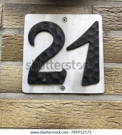 Black Number 21