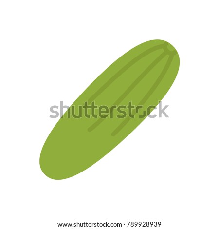 Cucumber flat icon