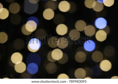 Lights blurred bokeh background