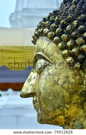 gold face buddha