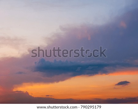 Bright sunset background
