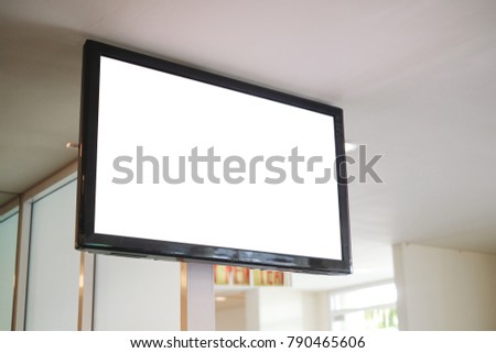 LED TV blank screen.
