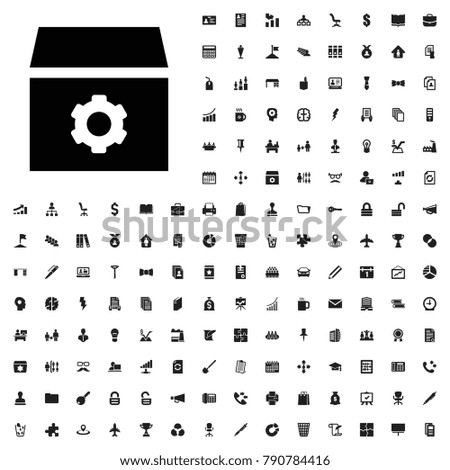 Gear icon illustration isolated vector sign symbol. editable company icons vector set.