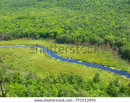 Big Carp River at Porcupine Mountains State Park in Michigans upper peninsula