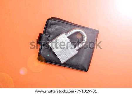 A studio photo of a mans wallet