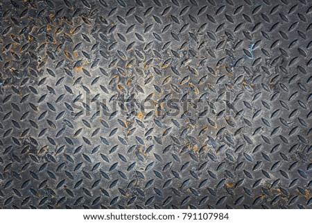 Steel checkered , rusted metal textures  for background