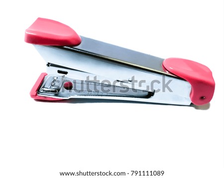 stapler isolated on white background 