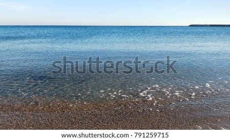 Beautiful Black sea in Romania