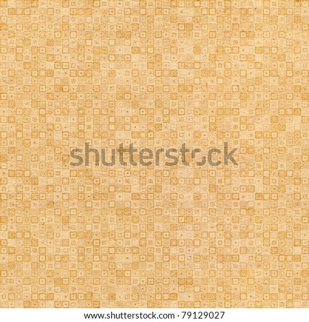 Seamless paper with pattern of squares