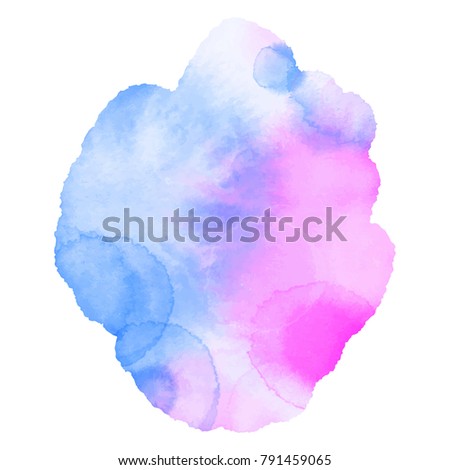 Pink blue watercolor background