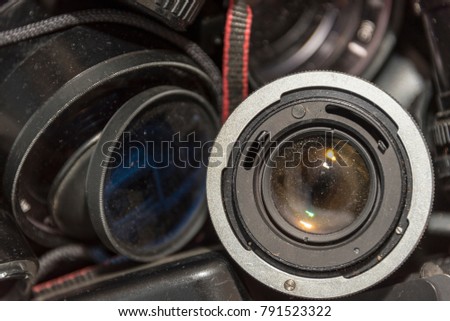 Vintage 35mm Film Camera Lenses
