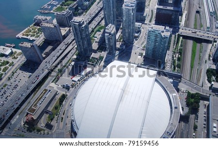 Toronto Aerial View, Canada Royalty-Free Stock Photo #79159456
