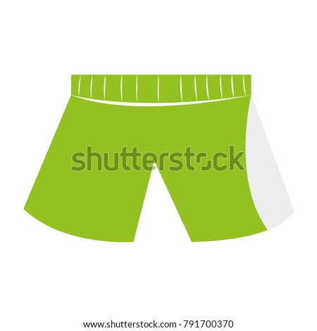 Isolated sport short on a white background, vector ilustration