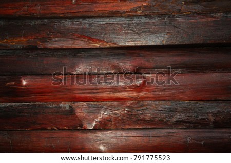 wall of wood